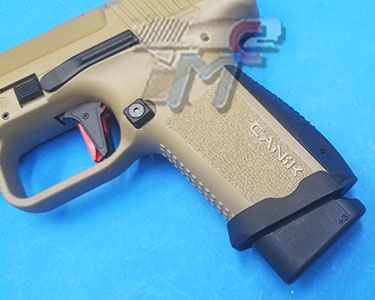 Cyber Gun CANiK x SAI TP9 Elite Combat GBB Pistol (FDE) - Click Image to Close